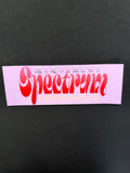 Purple sticker