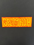 Orange & Yellow Sticker