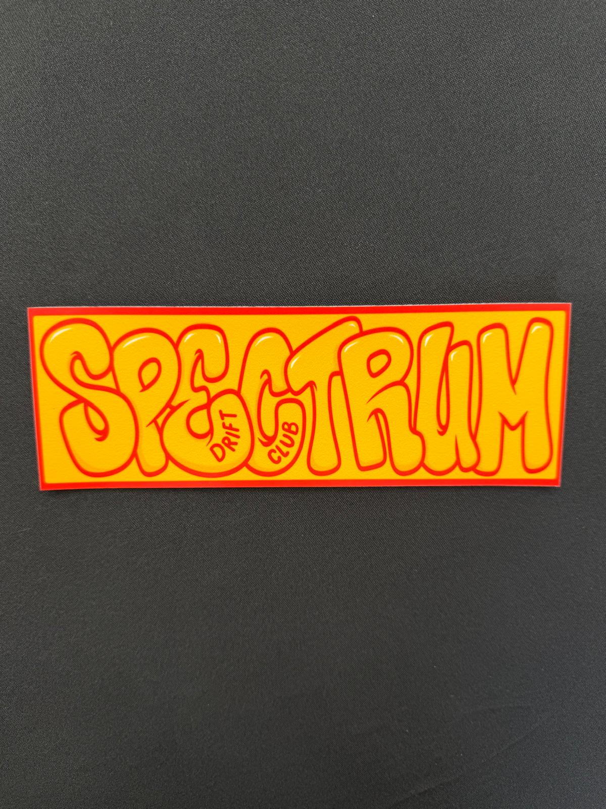 Orange & Yellow Sticker